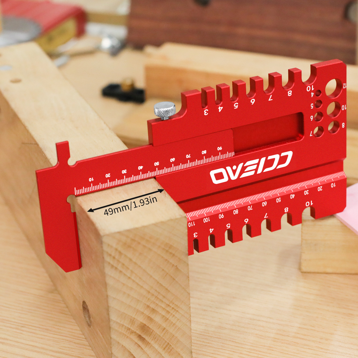 Woodworking Gauge - Многофункциональная измерительная линейка для деревообработки, прецизионный
