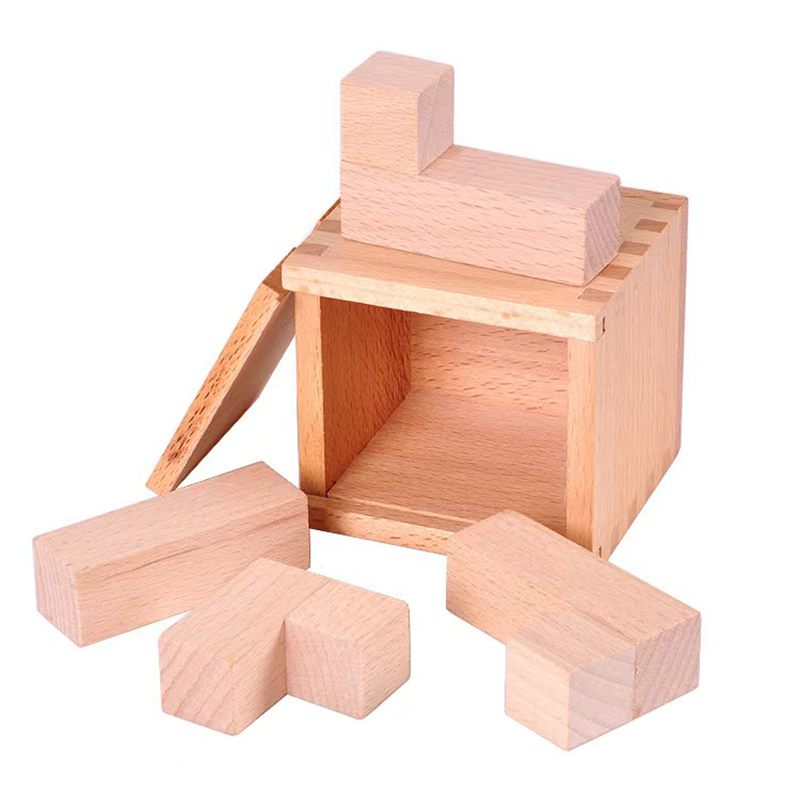 Woodworking Jigsaw - Волшебный IQ, косое размещение блоков, деревянная