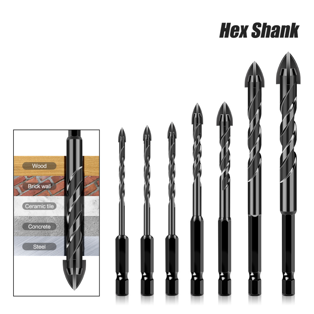Woodworking Drill Bits - Сверло с шестигранным хвостовиком и четырьмя