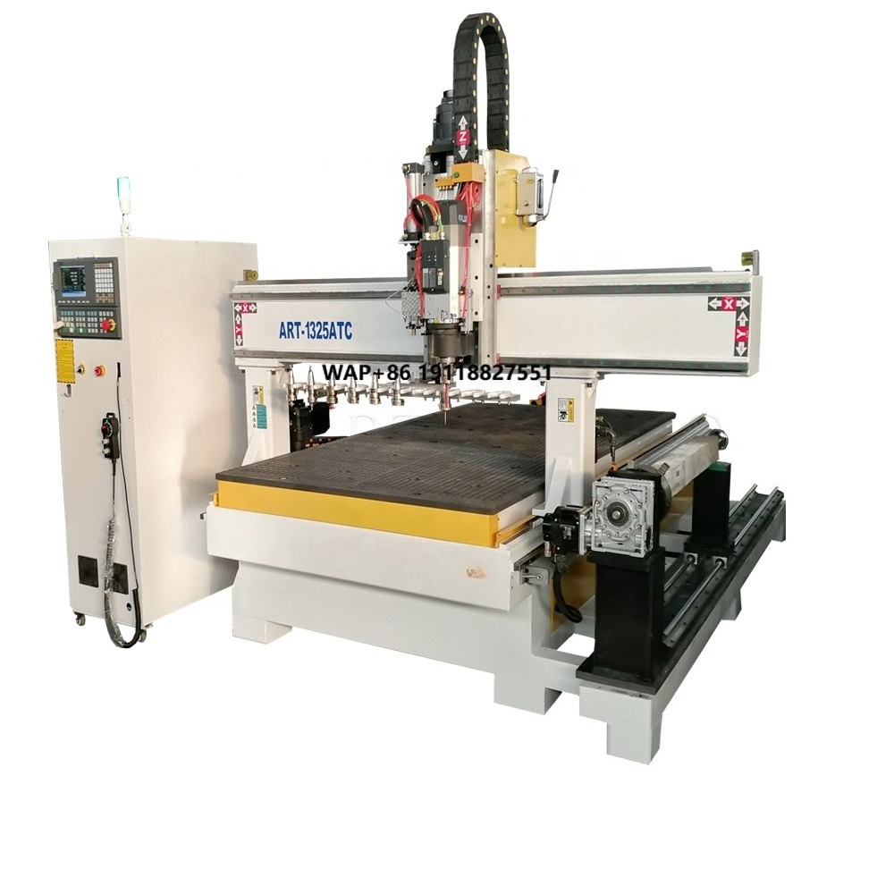 Woodworking Cnc Machine - Лучшая цена! Большой 4-осевой 3D-фрезерный станок