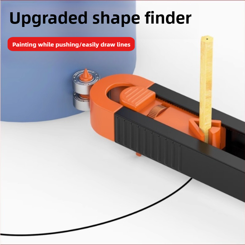 Woodworking Gauge - Усовершенствованный контурный шаблон-копировщик с двойным роликом,