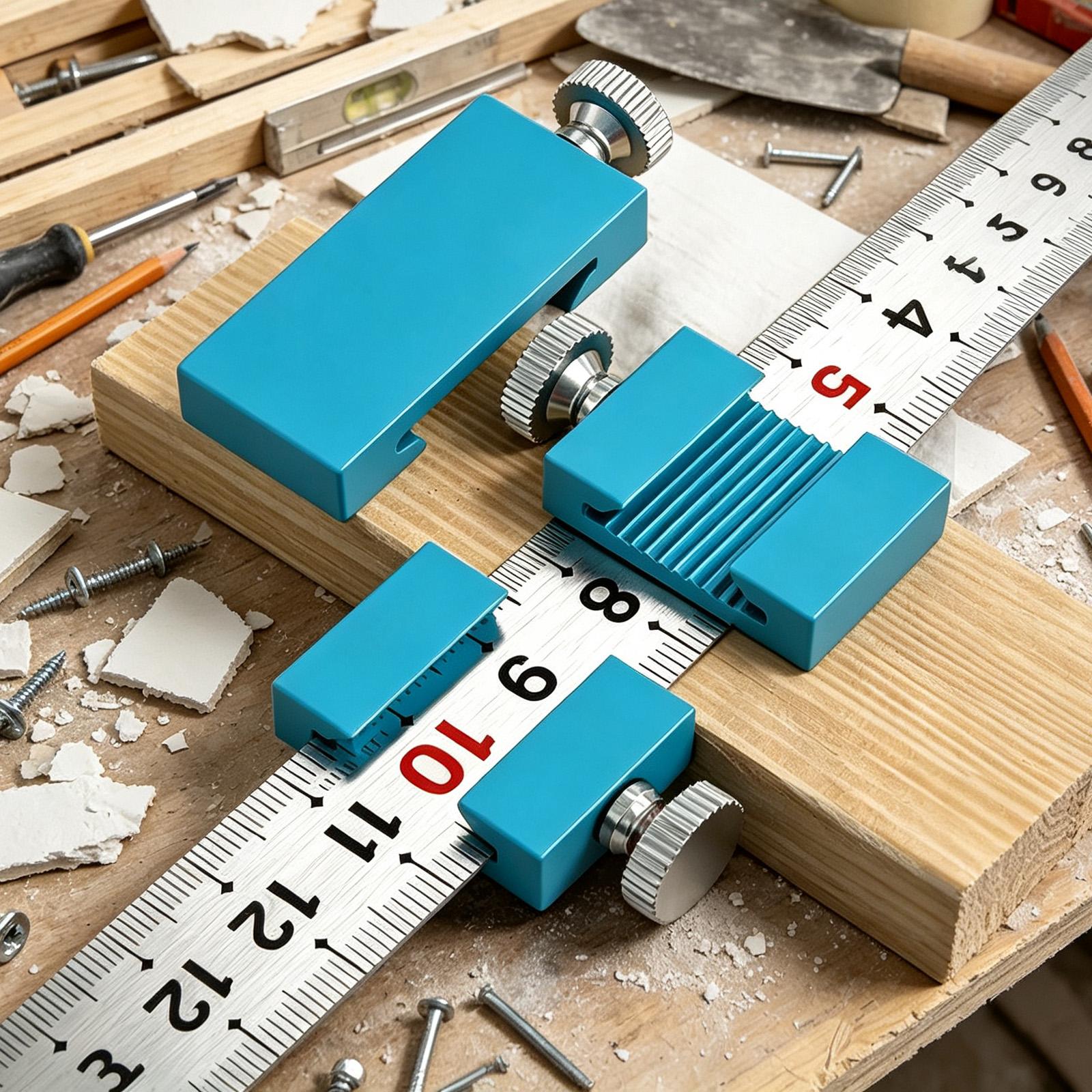Woodworking And Carpentry - Столярные инструменты: стальная линейка-упор для разметки