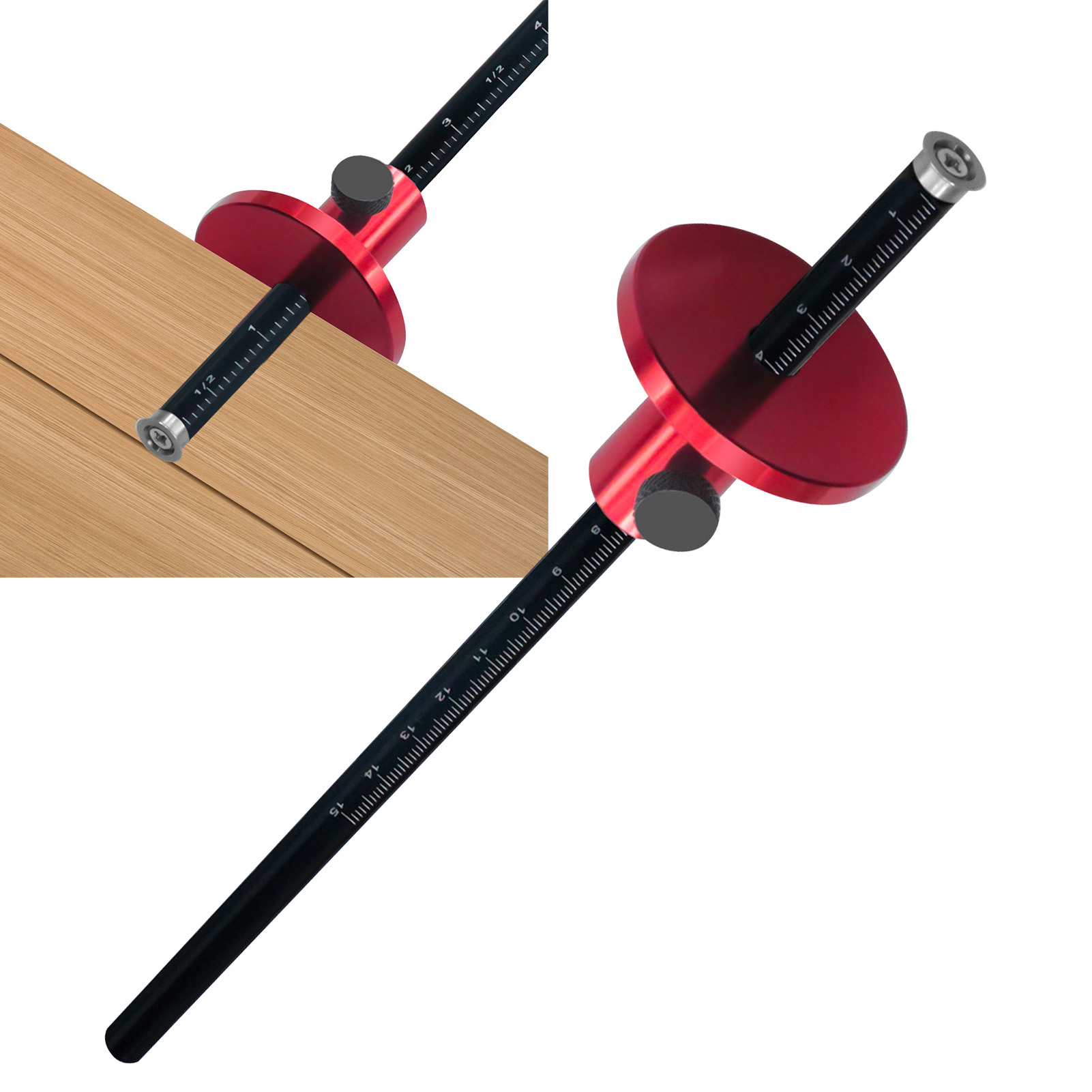 Woodworking Gauge - Деревообрабатывающий разметочный инструмент с европейским колесным