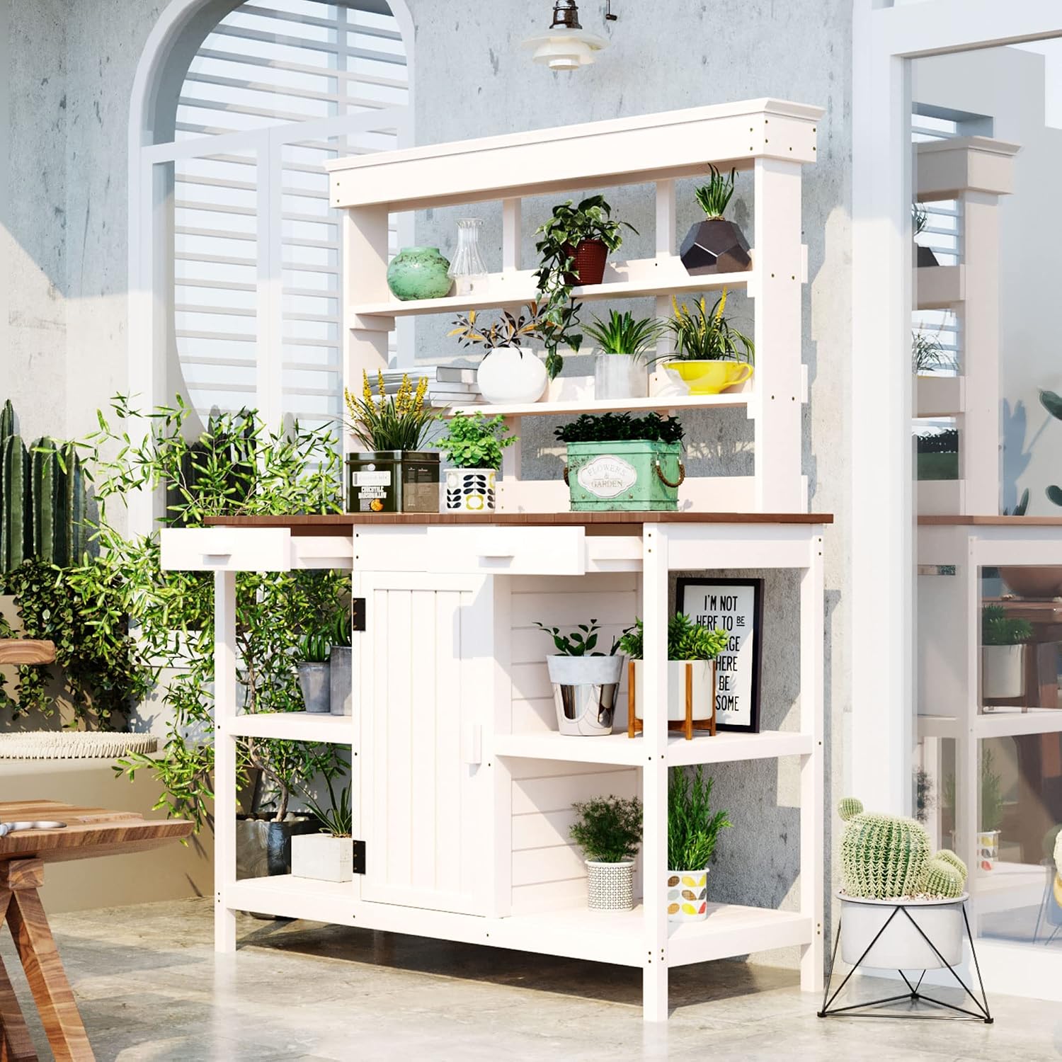 Садовый рабочий стол с ящиками – обзор и цена Woodworking Bench