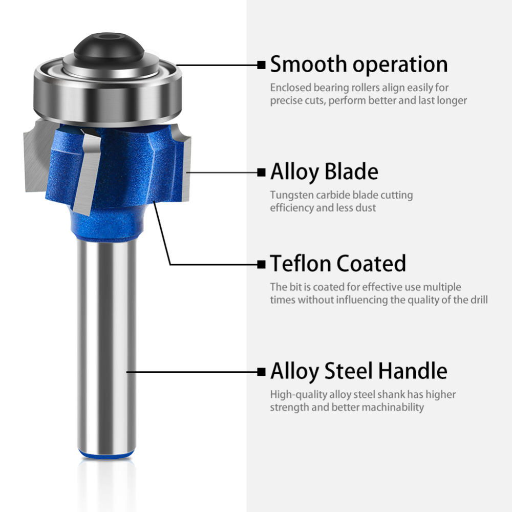 Набор фрез для закругления угл – обзор и цена Woodworking Drill Bits
