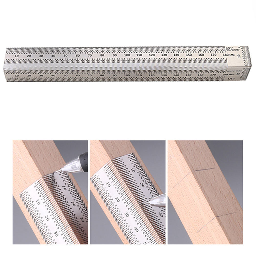 Линейка-чертилка из нержавеюще – обзор и цена Woodworking Gauge