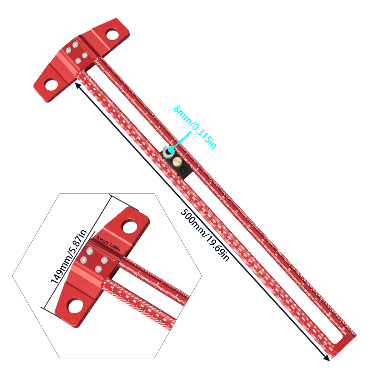 Деревообрабатывающий Т-образны – обзор и цена Woodworking Gauge