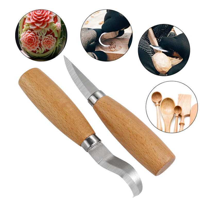 Нож для резьбы из нержавеющей  – обзор и цена Woodworking Kit
