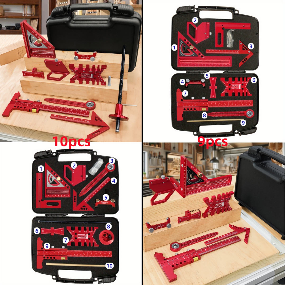 9 шт./10 шт. набор измерительн – обзор и цена Woodworking Free Plans