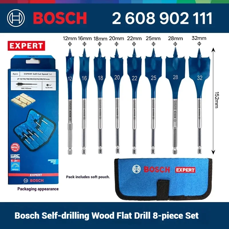 Набор сверл Bosch EXPERT Self  – обзор и цена Woodworking Drill